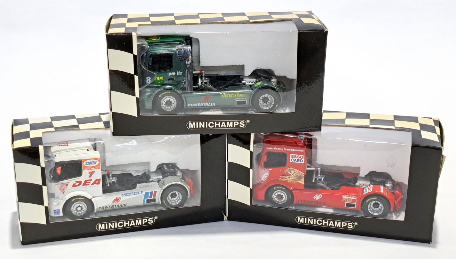 Minichamps (Paul's Model Art) a boxed racing truck group