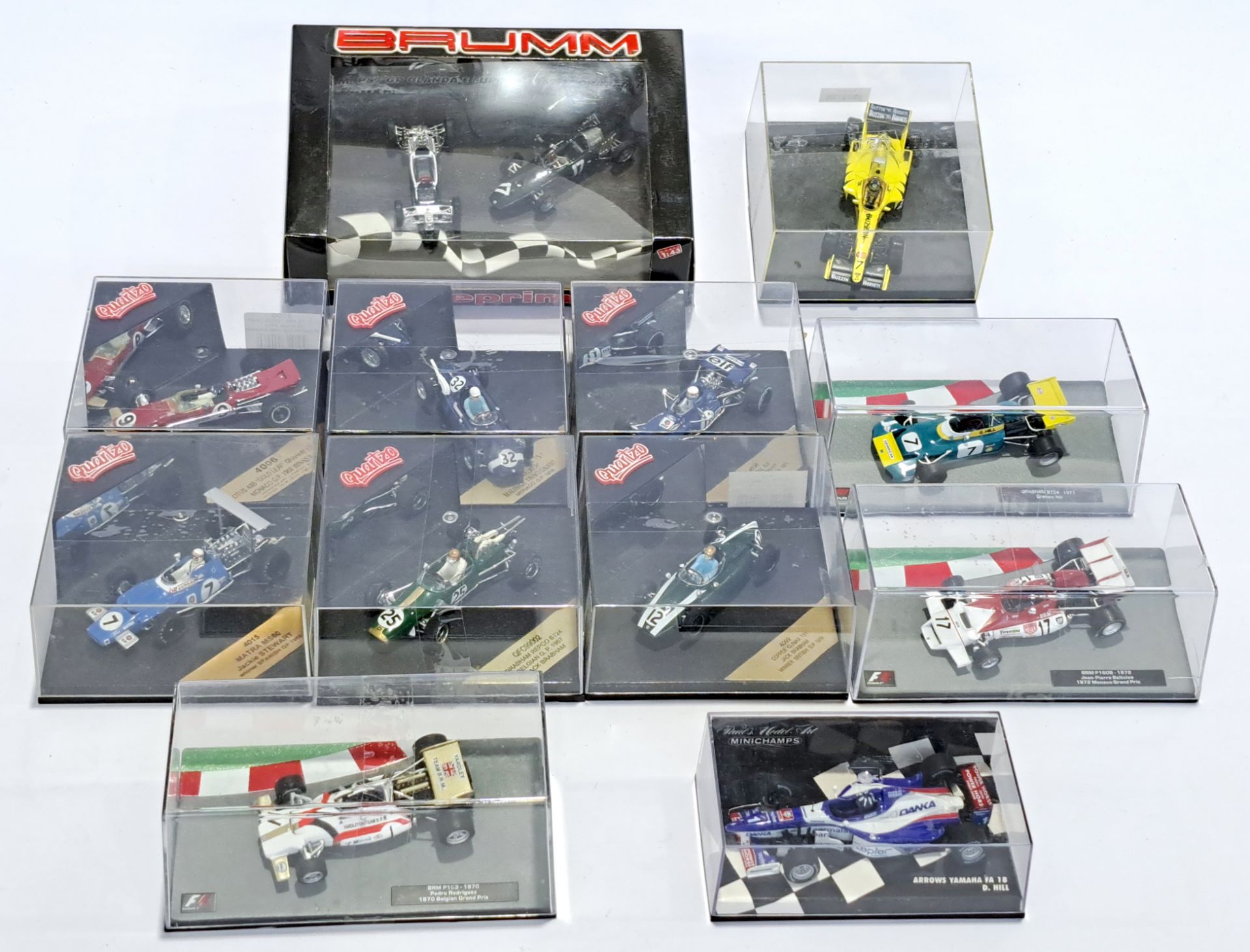 Brumm, Quartzo & similar, a boxed racing car group