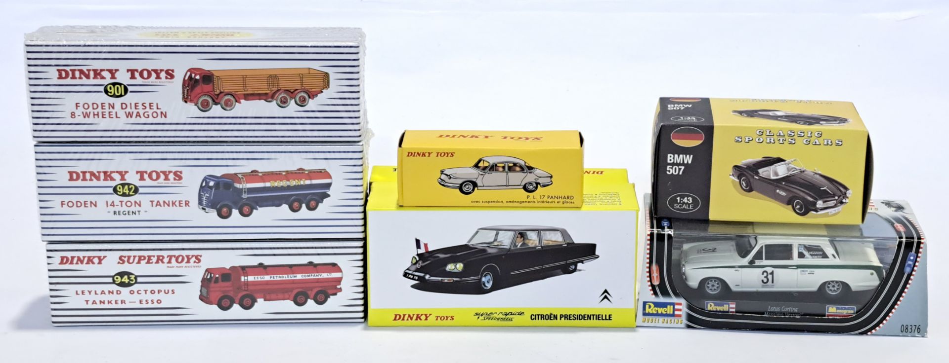 Dinky (Atlas Editions/Norev) & Revell, a boxed mixed vehicle group