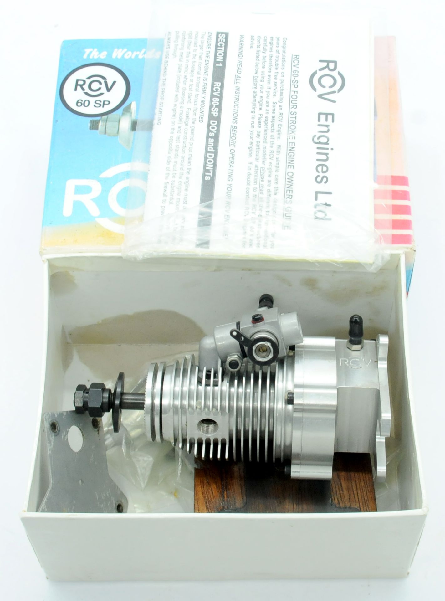 RCV a boxed 60SP model engine