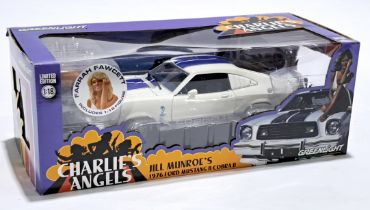 Greenlight Collectibles 1:!8 scale Charlie's Angels Jill Munroe's 1976 Ford Mustang II Cobra II