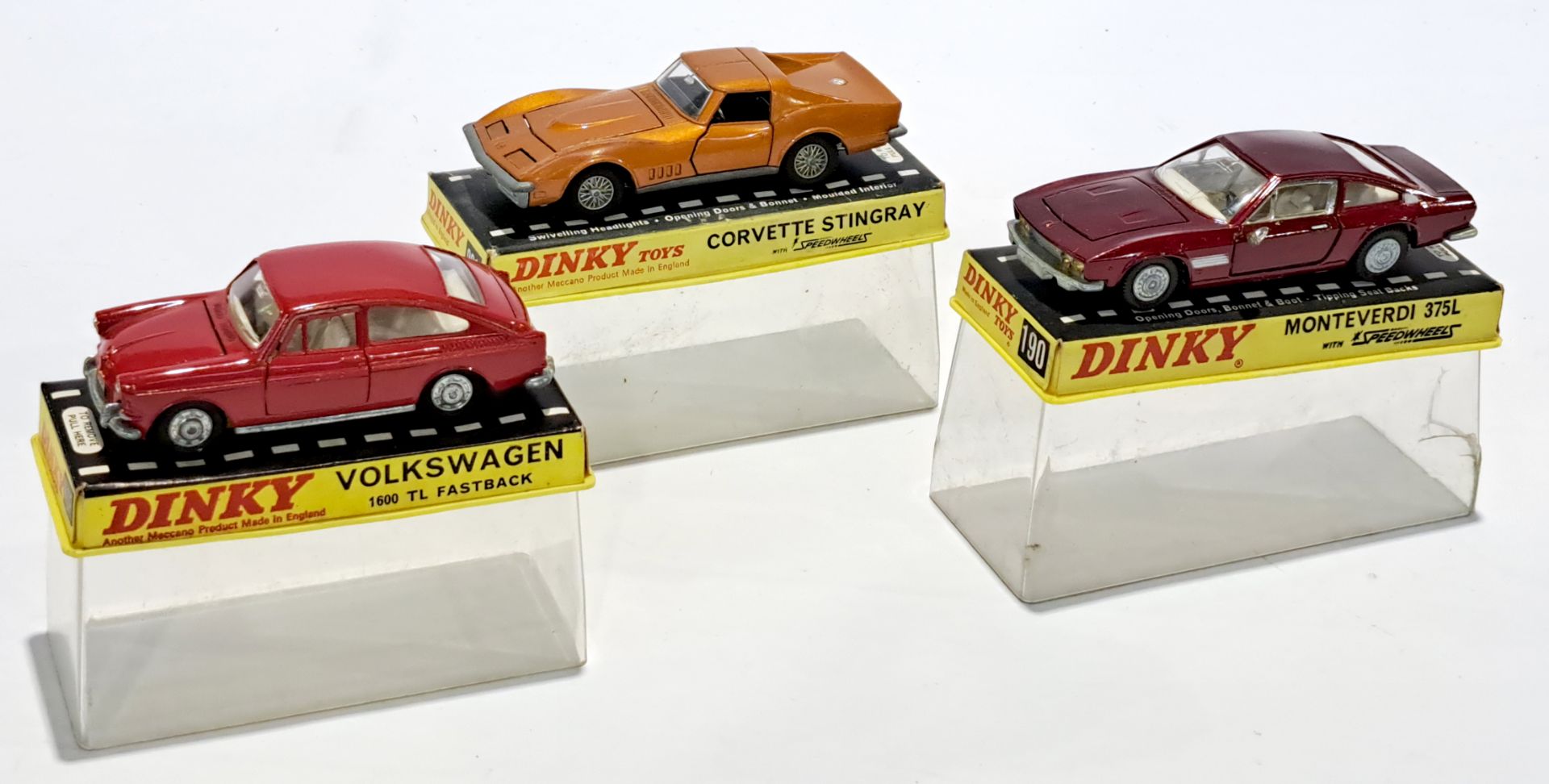 Dinky, a boxed car group