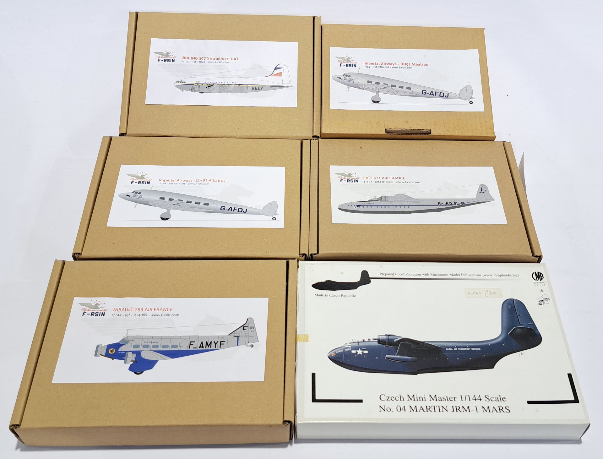 F-Rsin, Airfix & similar, a boxed unmade 1:144 Civilian Aircraft plastic kits - Image 3 of 4