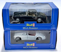 Revell 1:18 scale boxed MGA Roadster pair