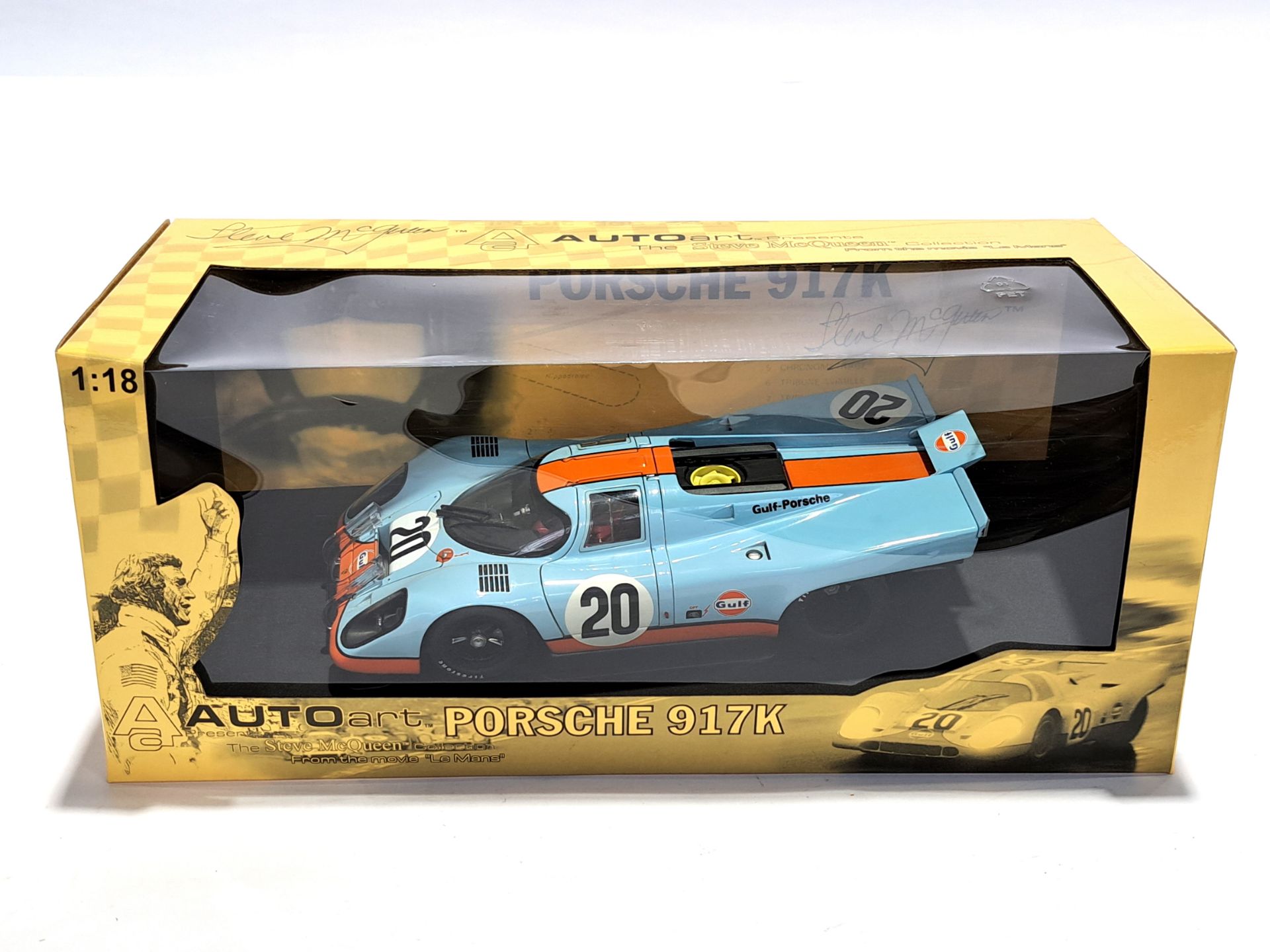 Autoart The Steve McQueen Collection 1:18 scale 80030 Porsche 917k