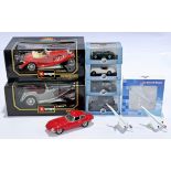 Bburago, Oxford Diecast, Franklin Mint & similar, a boxed & unboxed mixed scale vehicle group