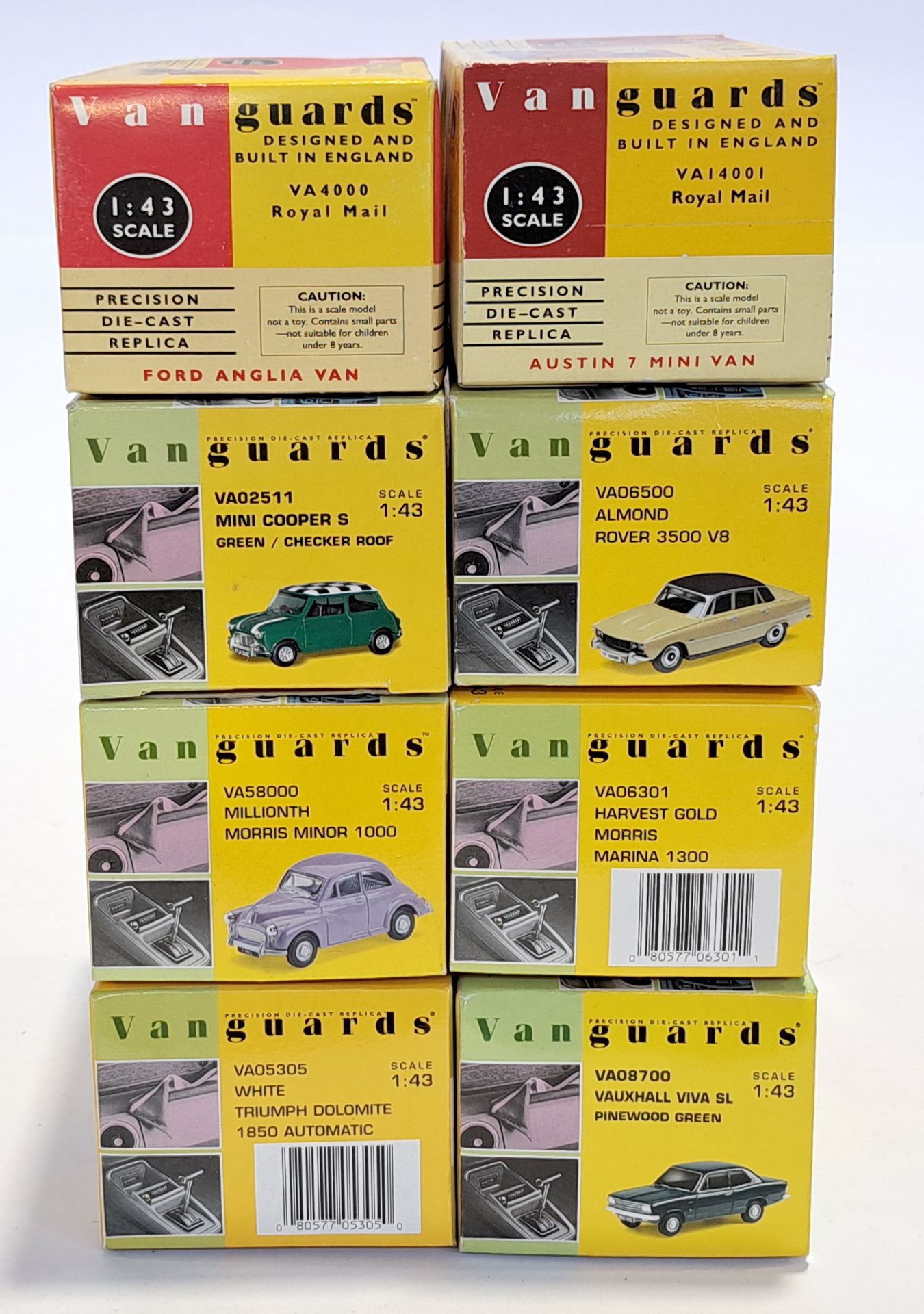 Vanguards (1/43 scale), a boxed group