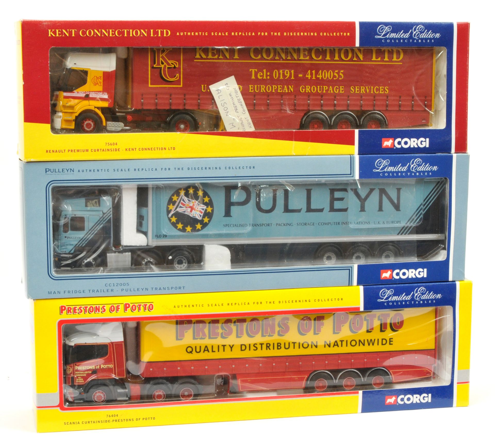 Corgi a boxed group of 1:50 Scale Trucks comprising of 