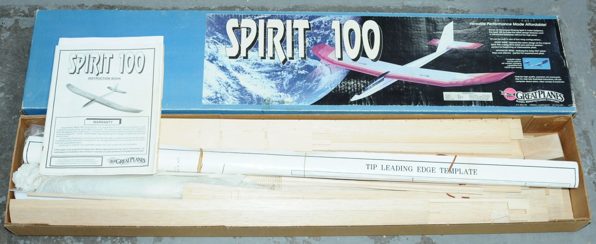 Great Planes Model Company a boxed Spirit100 Plane Kit - Bild 2 aus 2