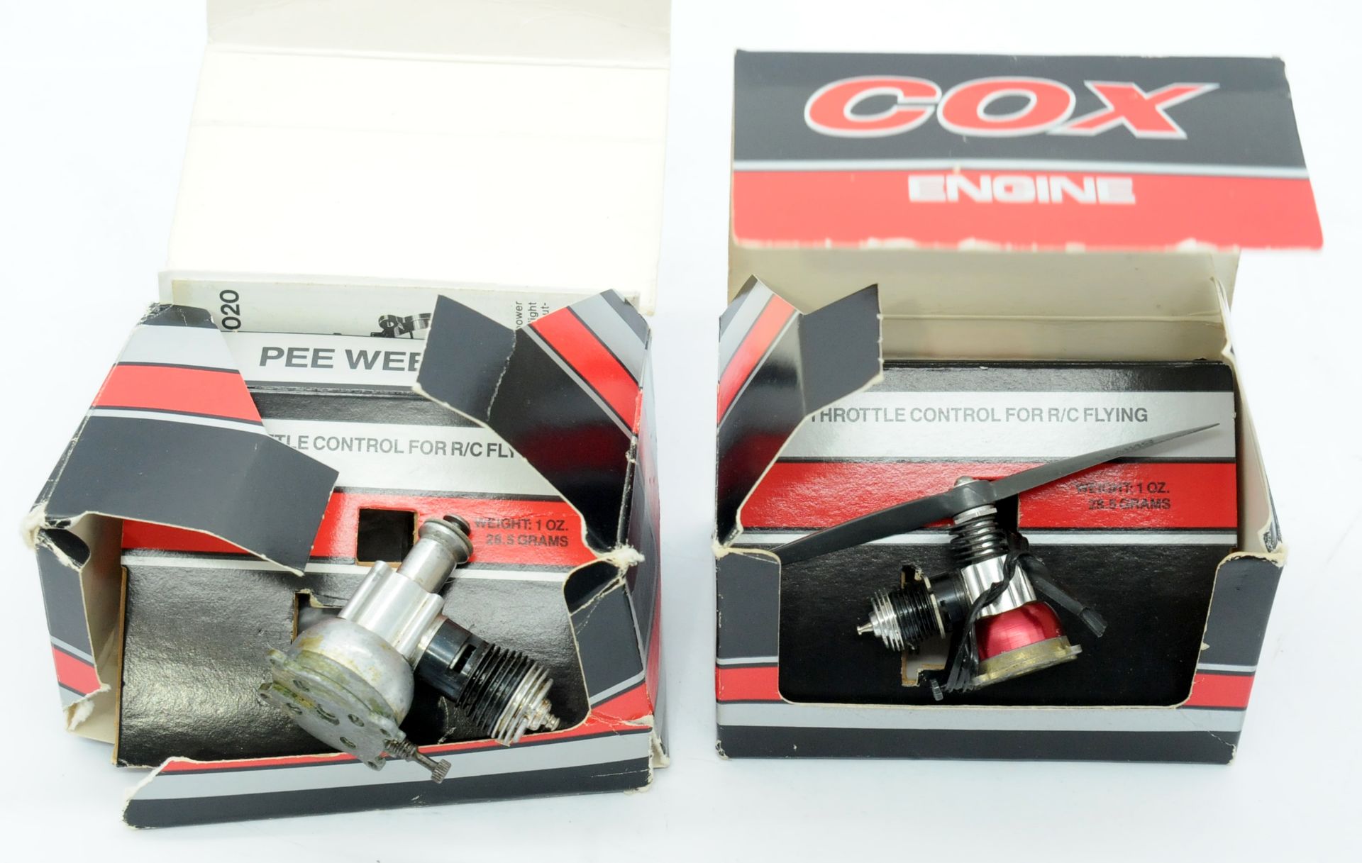 COX Engine a boxed pair of model engines