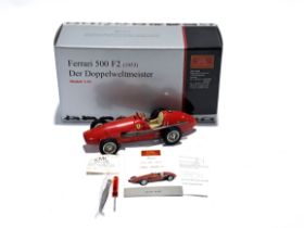 CMC 1:18 scale M-056 Ferrari 500 F2 (1953) Der Doppelweltmeister