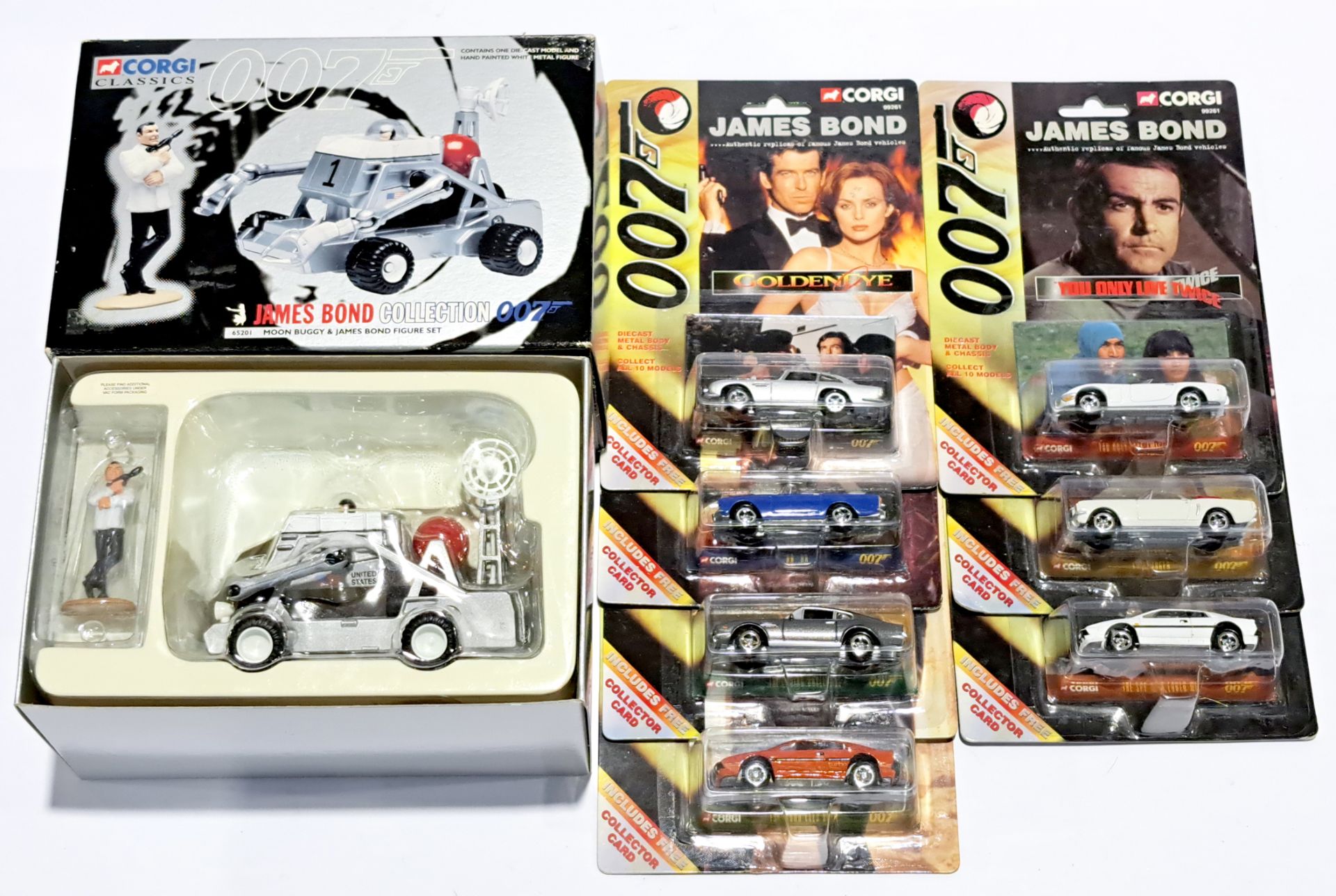 Corgi, a boxed & carded James Bond 007 vehicle group