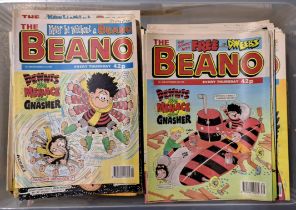 A mixed group of Beano Comics and Annuals. Conditions generally appear Poor to Good. See photo. (...