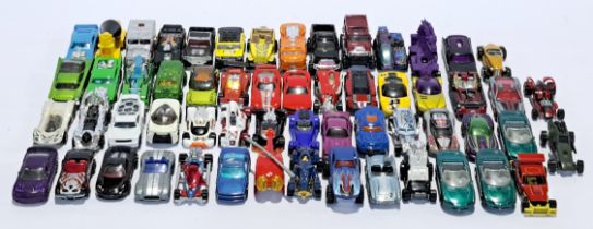 Mattel Hot Wheels, an unboxed mostly modern group