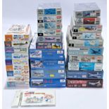 Sweet, Amodel, Minicraft & similar, boxed unmade 1:144 WWII Allies Aircraft plastic kits
