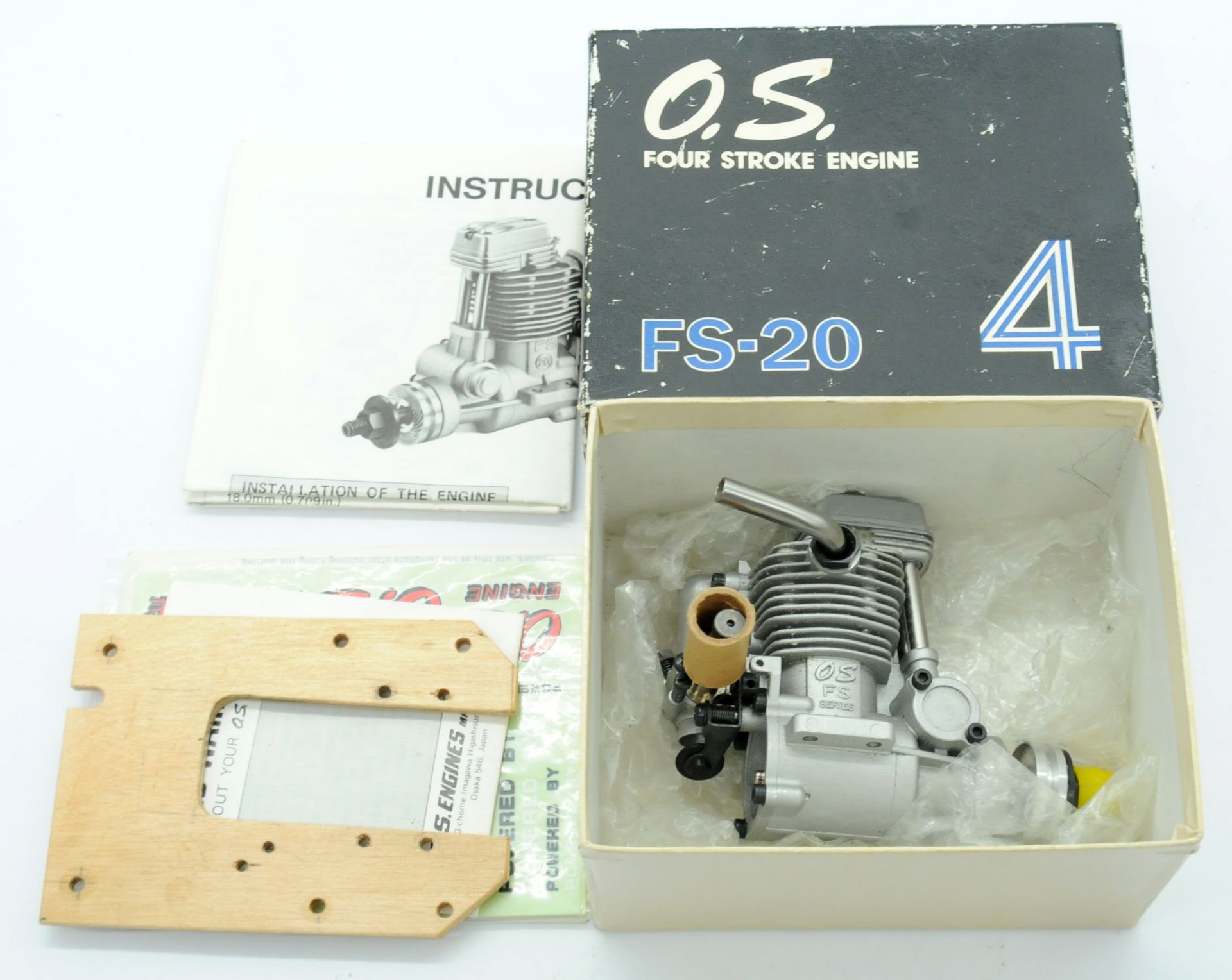 OS Max a boxed FS-20 model engine