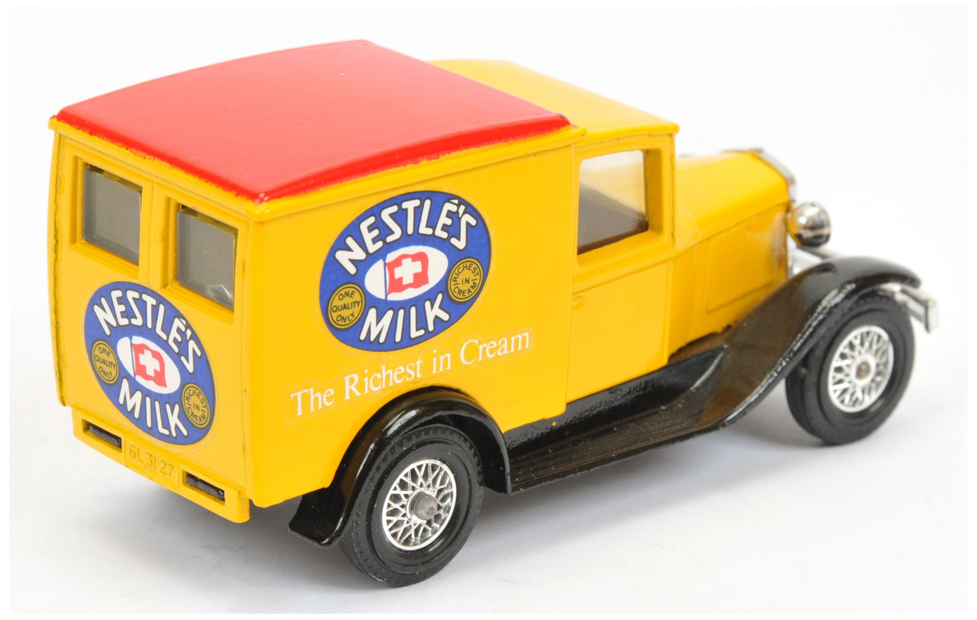 Matchbox Models of Yesteryear Y22 Ford Model A Van - "Nestles" - colour trial model - yellow body... - Image 2 of 3