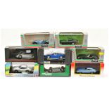 A mixed group of Models to include Revell Metal 48506 Porsche 911, Model Box 8440 Jaguar E, plus ...