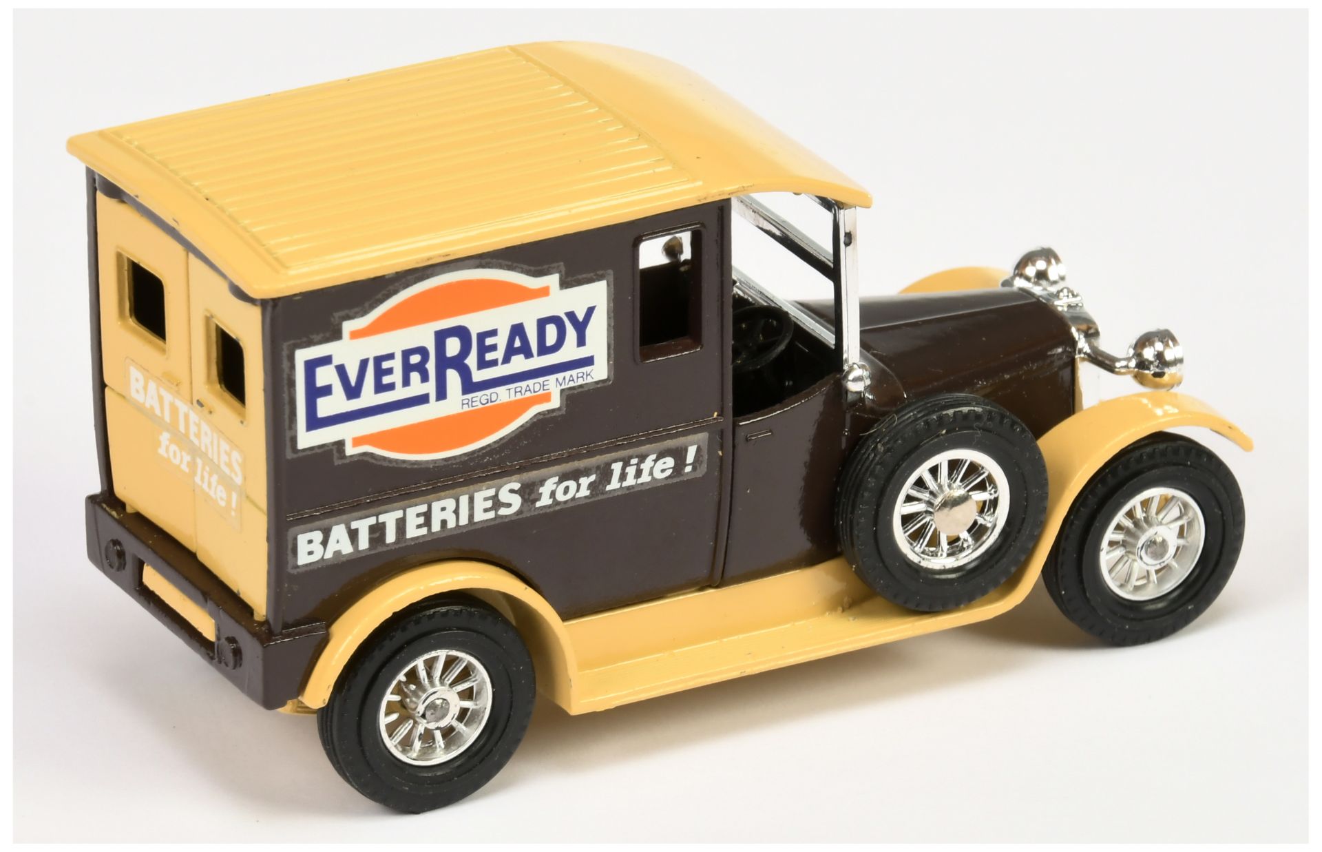Matchbox Models of Yesteryear Y5 1927 Talbot Van "Ever Ready" colour trial model - dark brown bod... - Image 2 of 2