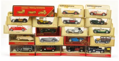 Matchbox Models of Yesteryear group of car models including Y2 1930 Supercharged Bentley, Y64 193...