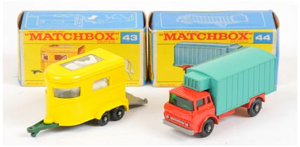 Matchbox Regular Wheels pair of late 1960's issue models