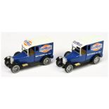 Matchbox Models of Yesteryear pair of  Y5 Talbot Van 'Ever Ready' Trial models (1) dark blue, whi...