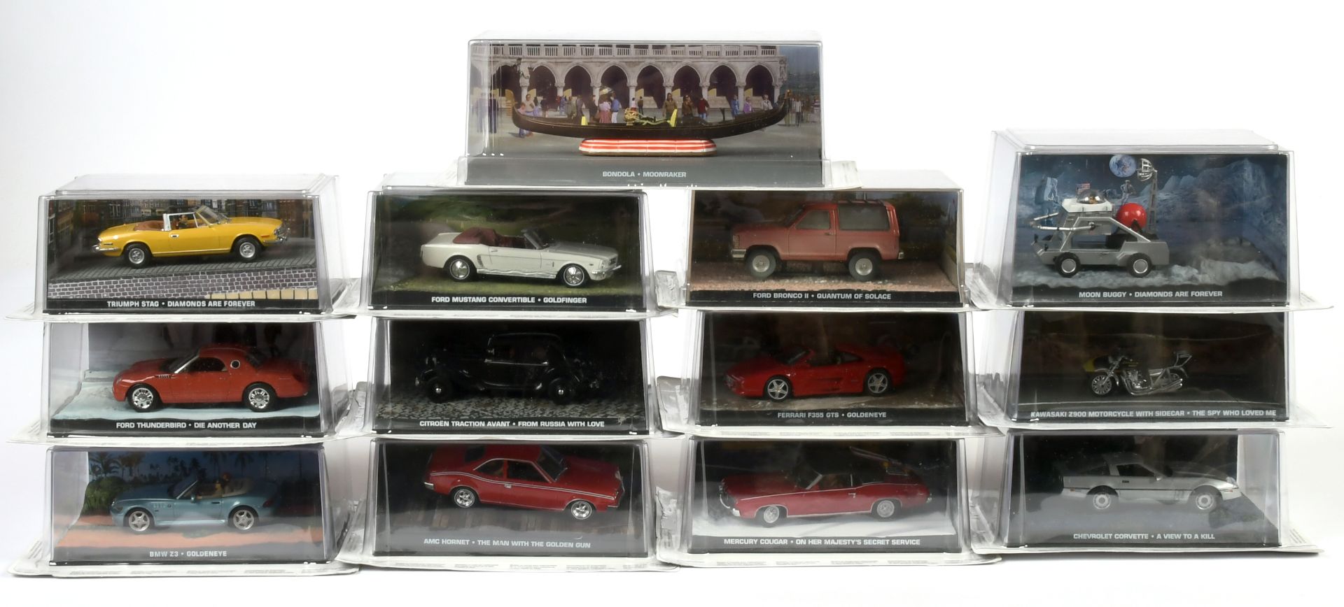 GE Fabbri Ltd, James Bond 007 related Magazine Issue models comprising, AMC Hornet - "The Man wit...