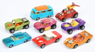 Matchbox Superfast group of early to mid 1970's mostly cars