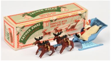 Matchbox Models of Yesteryear "The Perfect Toy" - Father Xmas and Sleigh complete with sack and t...