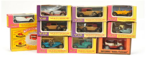Matchbox Models of Yesteryear Group of cars