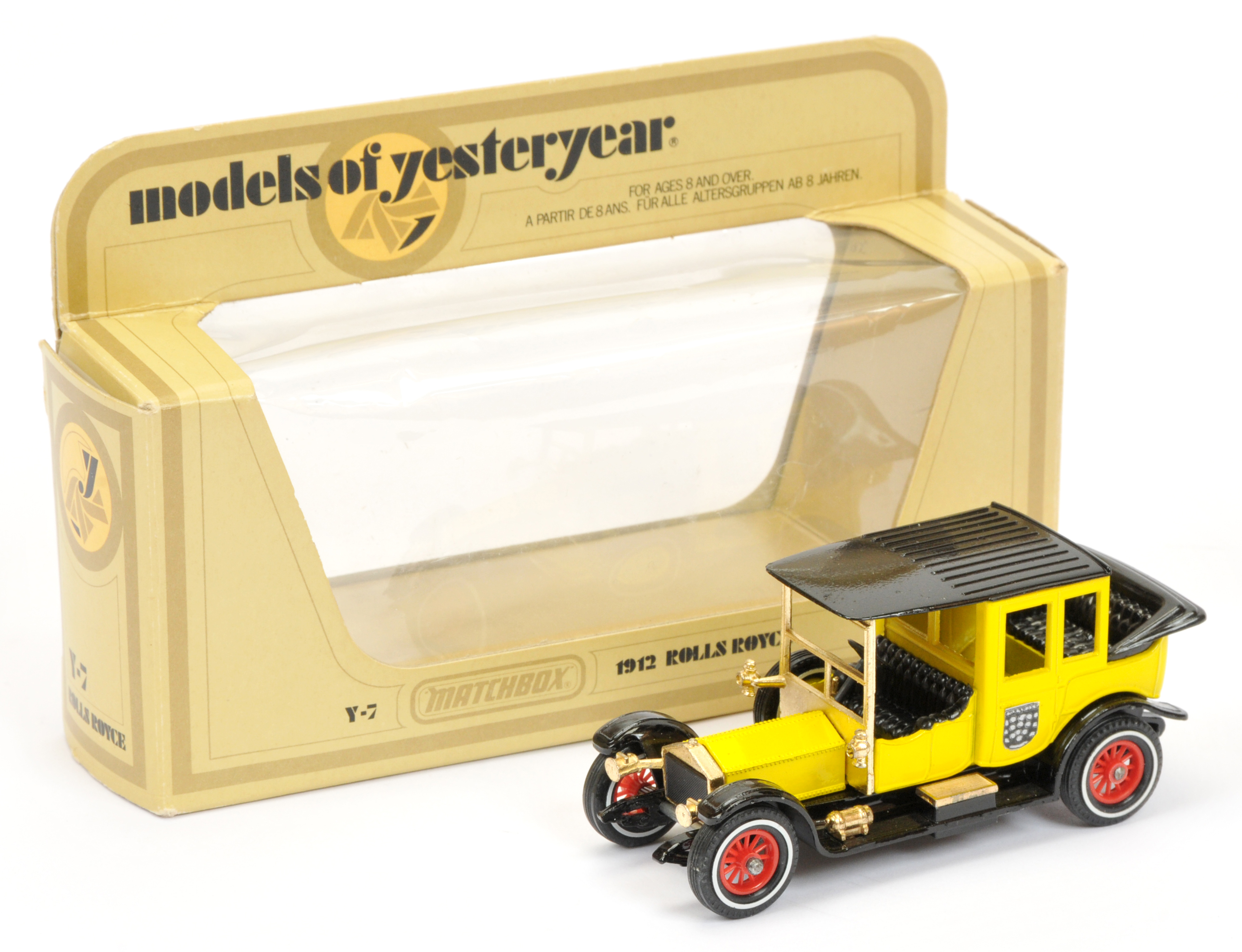 Matchbox Models of Yesteryear Y7 1912 Rolls Royce - Code 2 Issue "Duchy of Cornwall 29th July 198...