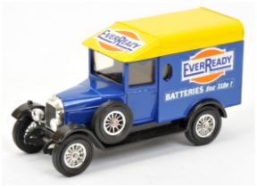 Matchbox Models of Yesteryear Y19 Morris Cowley Van Colour Trial model "J Ever Ready" - dark blue...