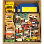 Matchbox Models of Yesteryear an unboxed group contained within 2 x plastic storage or display ca...