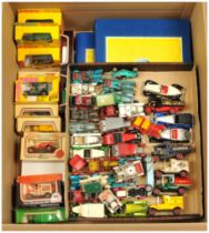 Matchbox Models of Yesteryear an unboxed group contained within 2 x plastic storage or display ca...