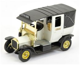 Matchbox Models of Yesteryear Y28 1907 Unic Taxi pre-production Colour trial model - white body, ...