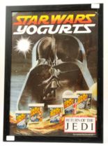 Star Wars vintage original promotional Bridge Farm Dairies Yogurts Poster