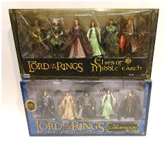 ToyBiz Lord of the Rings The Coronation Gift Set & Elves of Middle Earth Gift Set