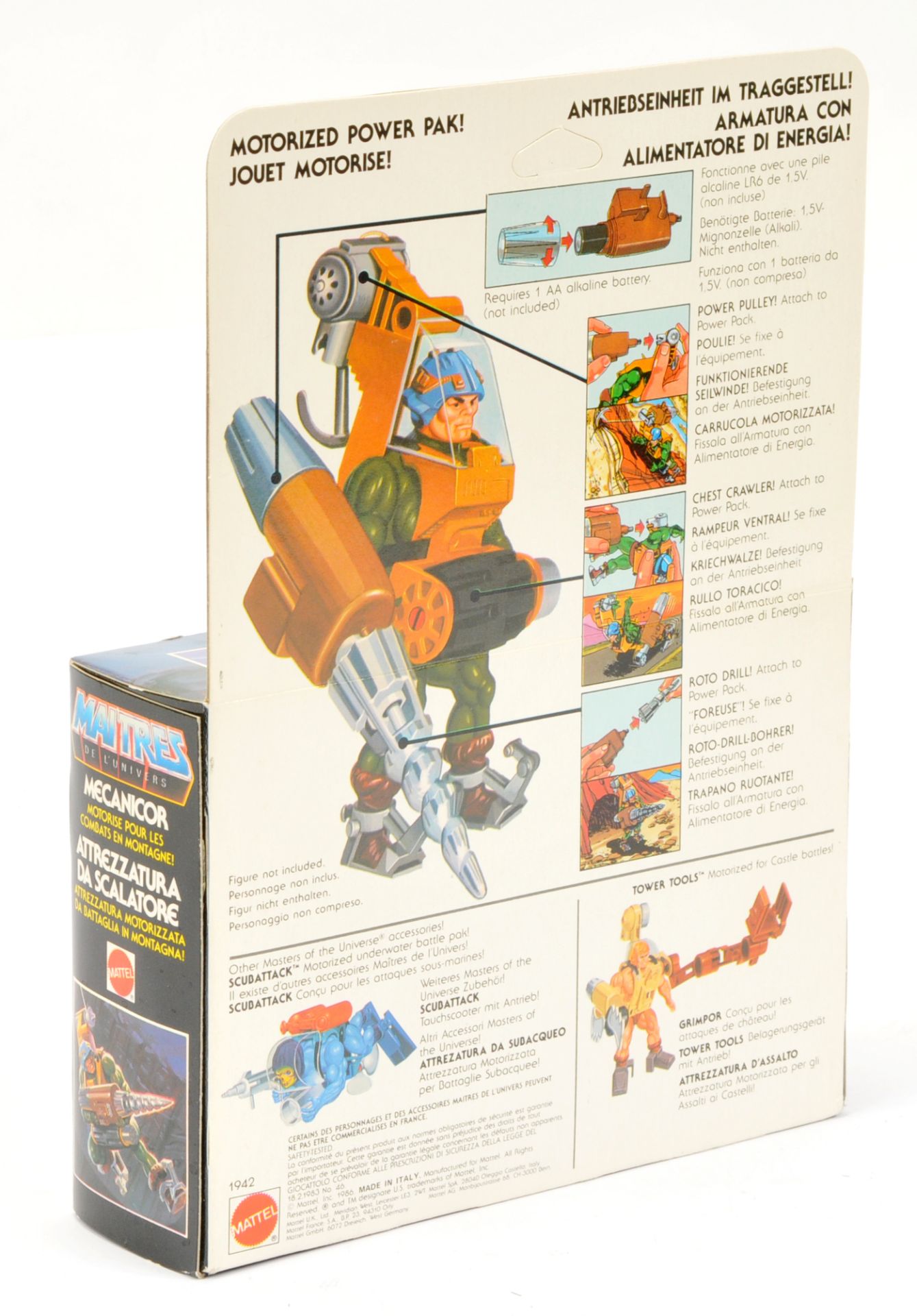 Mattel He Man Masters of the Universe Cliff Climber Battle Equipment 1986 - Image 2 of 3