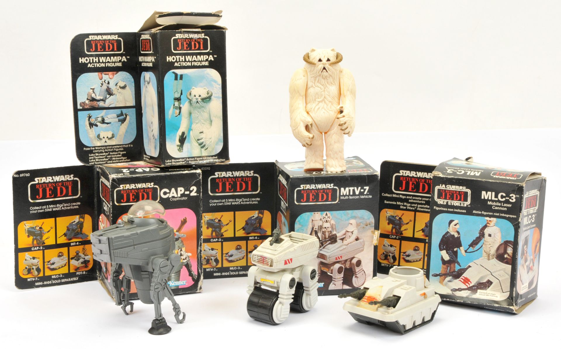 Palitoy & Kenner Star Wars vintage vehicles and creatures x 4