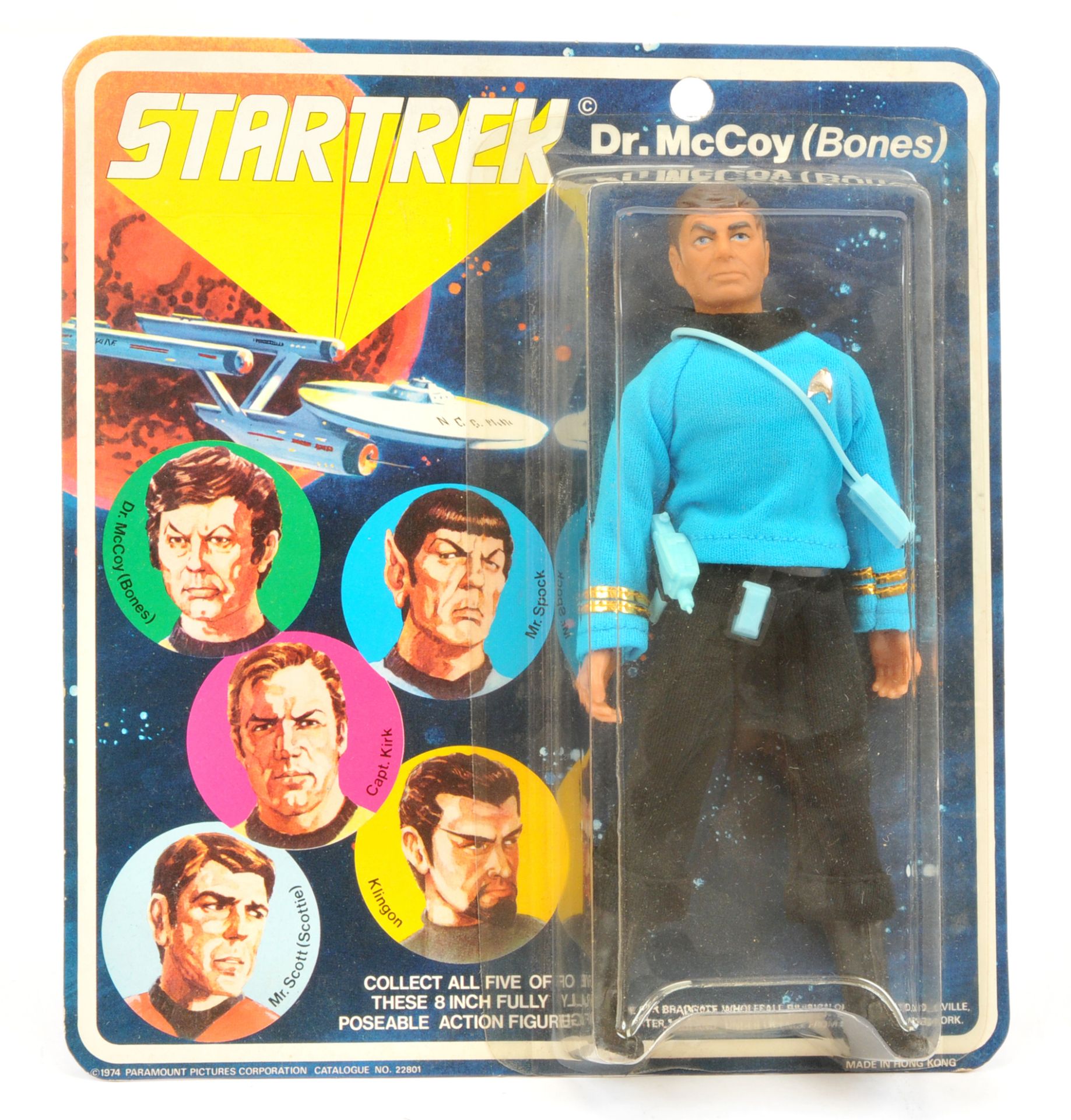 Mego Star Trek 8" vintage Dr. McCoy (Bones) action figure