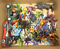 Quantity of Mixed Loose Action Figures