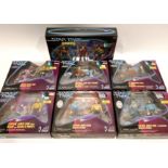 Quantity of Playmates Star Trek Action Figure Packs and Transporter Series Boxed Figures
