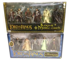ToyBiz Lord of the Rings The Coronation Gift Set & Kings of Middle Earth Gift Set