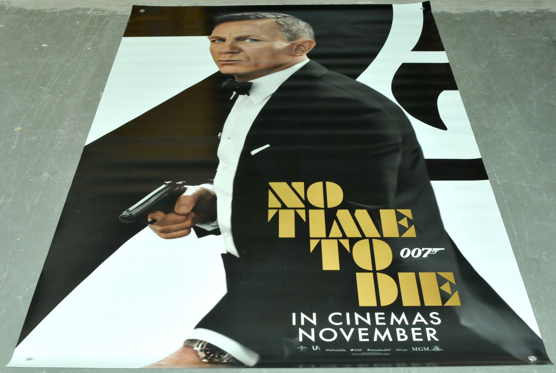 James Bond 007 No Time To Die 2021 Promotional Banner