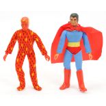 Mego Super Heroes 8" figures x 2