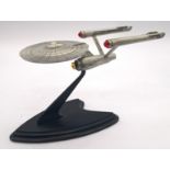 he Franklin Mint Star Trek Starship Enterprise Pewter statue
