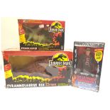 Kenner Jurassic Park Tyrannosaurus Rex & Stegosaurus with Kenner Terminator 2 The Ultimate Termin...
