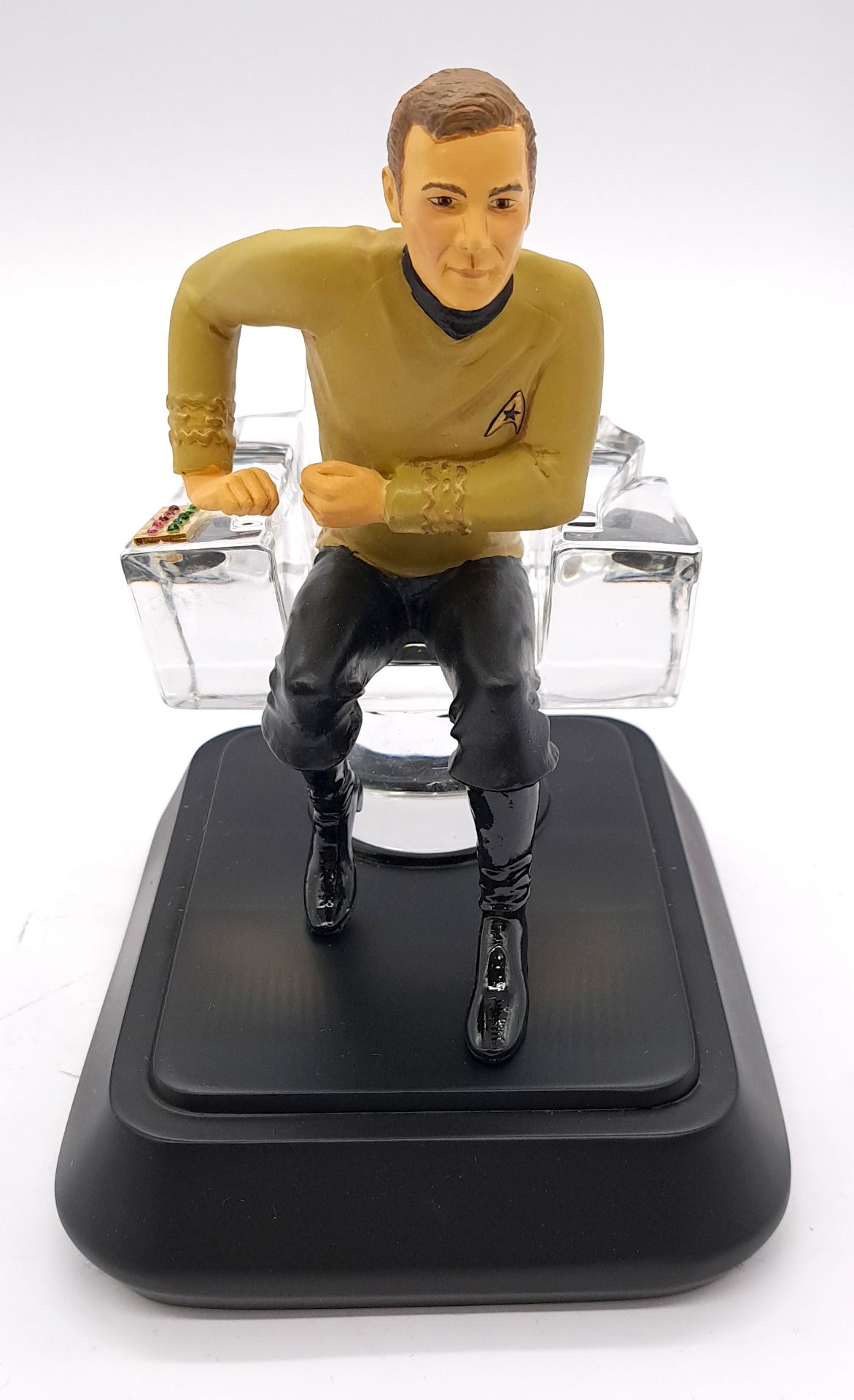 The Franklin Mint Star Trek Legends Captain James T Kirk Die-cast Figure, with Display Plinth