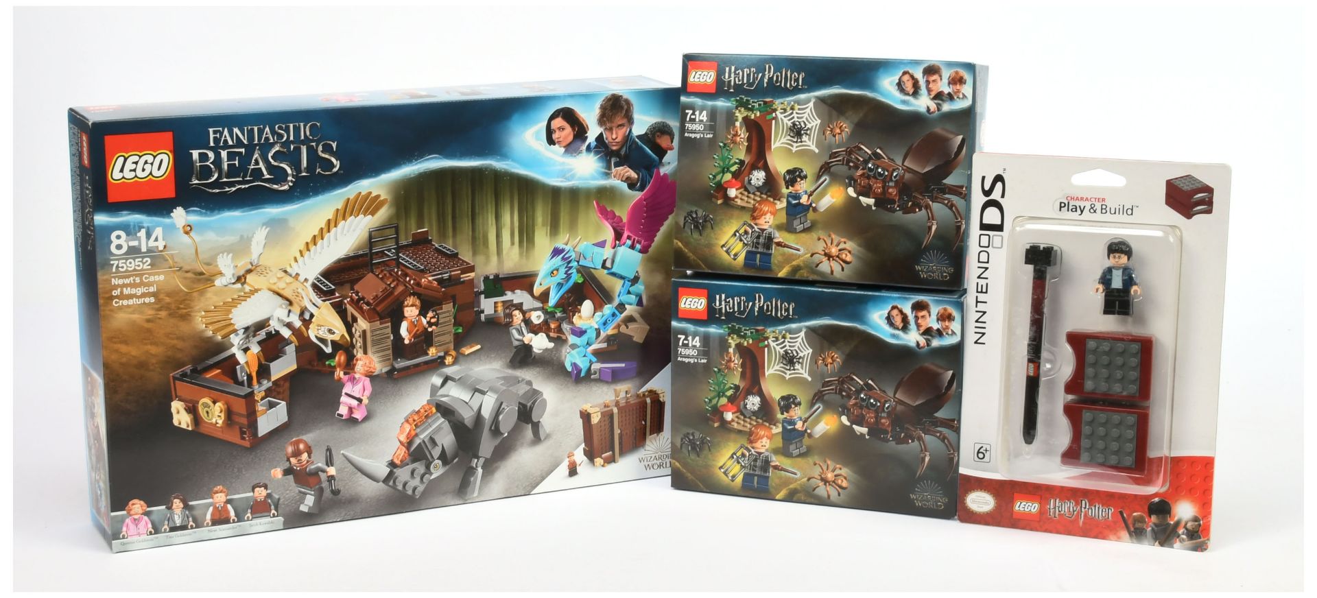 Lego Fantastic Beasts Newt's Case of Magical Creatures #75952 & Lego Harry Potter Aragog's Lair #...