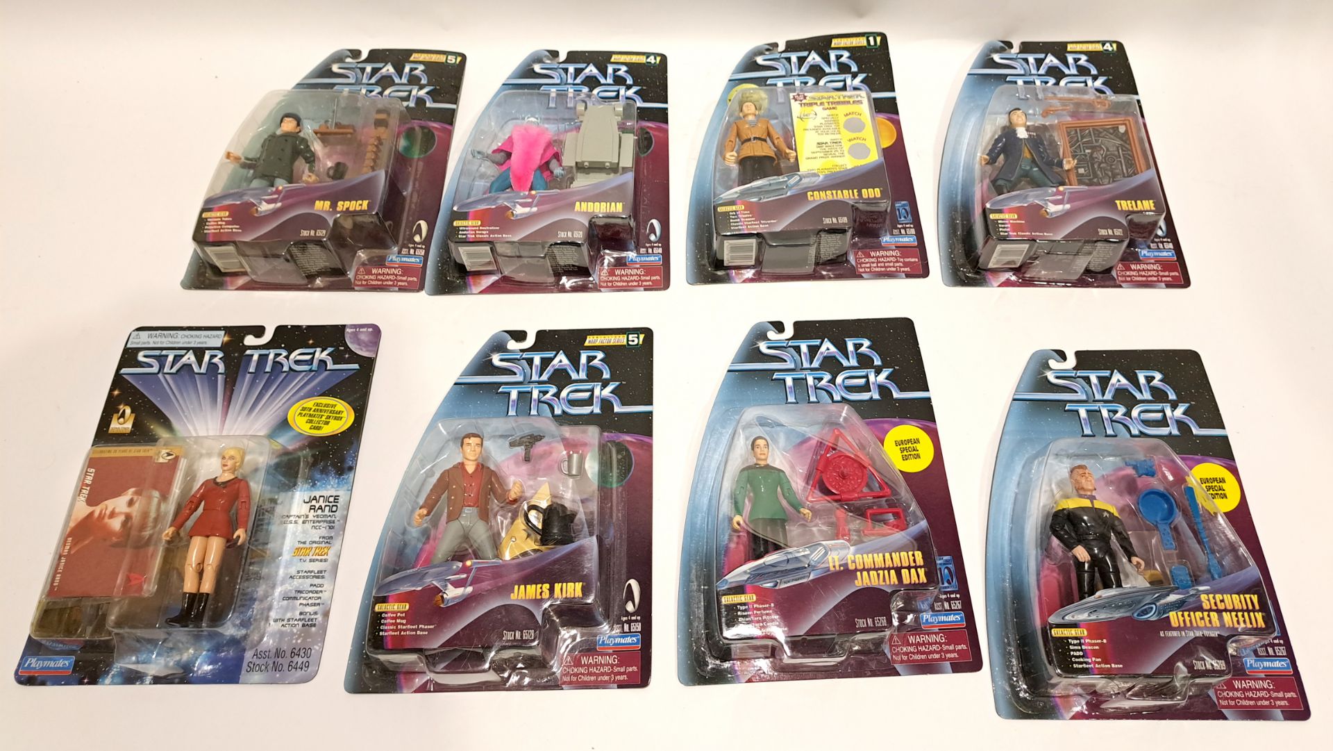 Quantity of Playmates Star Trek Warp Factor Series Carded Figures - Bild 3 aus 3